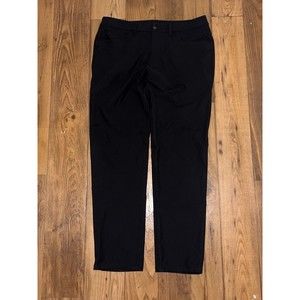 Lululemon ABC Pants Mens 33x32 Classic Fit Warpstreme Fabric Tapered Obsidian